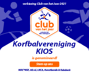 KV KIOS is genomineerd voor verkiezing Club van het jaar!